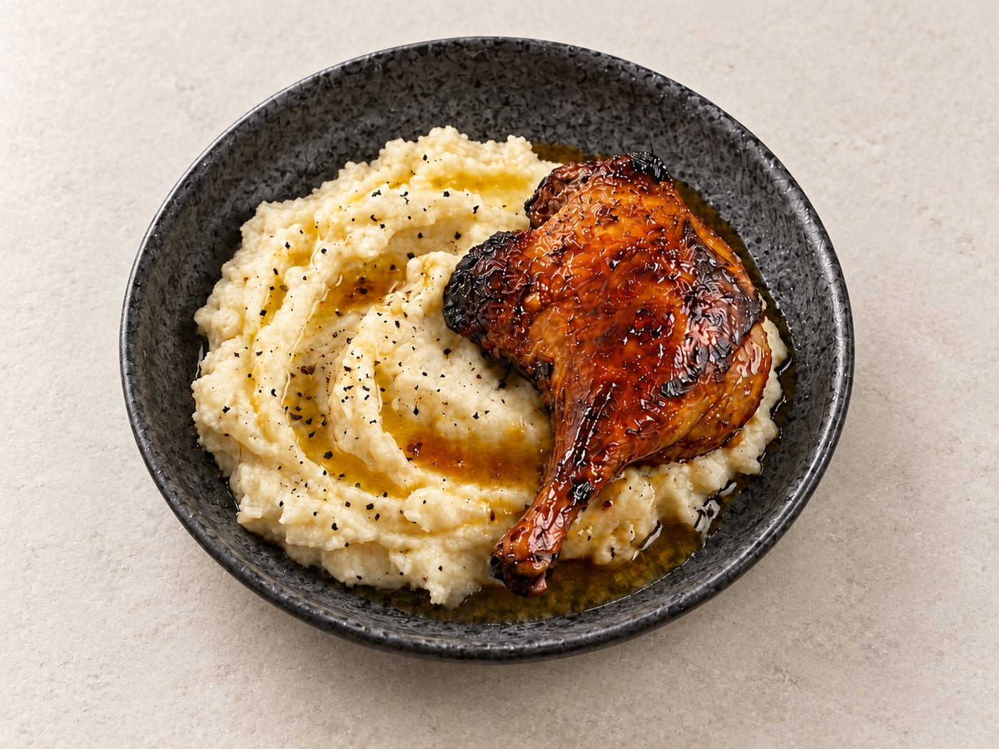 Honey-Pineapple Roasted Duck Leg